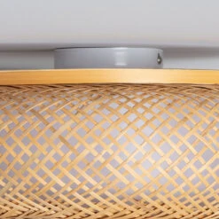 Edit Sorolla Flush Bamboo Ceiling Light - Natural 15 Edit Sorolla Flush Bamboo Ceiling Light - Natural -Home Lighting Store E2857 007