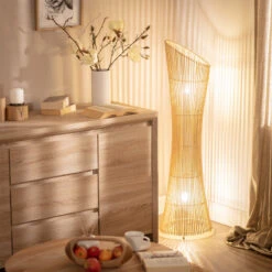 Edit Marady Floor Lamp - Natural -Home Lighting Store E3029 003