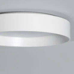 Edit 20W Broadway Round Panel Flush Ceiling Light - White -Home Lighting Store E3082 003