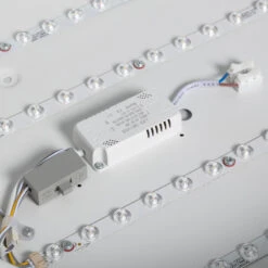 Edit Broadway Round Flush Ceiling Light - Black & Gold -Home Lighting Store E3084 08