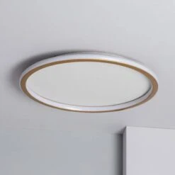 Edit Allharo 30W Round CCT Selectable LED Flush Ceiling Light - White