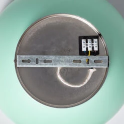 Edit Bosco Flush Ceiling Light - Mint Green & Silver -Home Lighting Store E3221 06