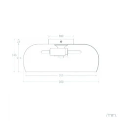 Edit Chander Flush Ceiling Light - White -Home Lighting Store E3222 009