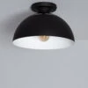 Edit Demeter Flush Ceiling Light - Black