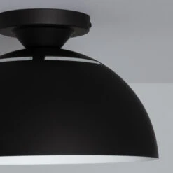 Edit Demeter Flush Ceiling Light - Black -Home Lighting Store E3224 07