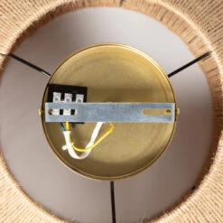 Edit Big Rattan Flush Ceiling Light - Natural -Home Lighting Store E3229 05