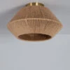 Edit Moksha Flush Ceiling Light - Natural