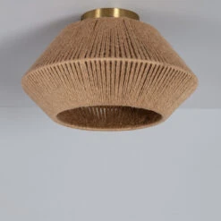 Edit Moksha Flush Ceiling Light - Natural
