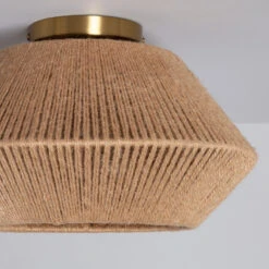 Edit Moksha Flush Ceiling Light - Natural 9 Edit Moksha Flush Ceiling Light - Natural -Home Lighting Store E3231 003