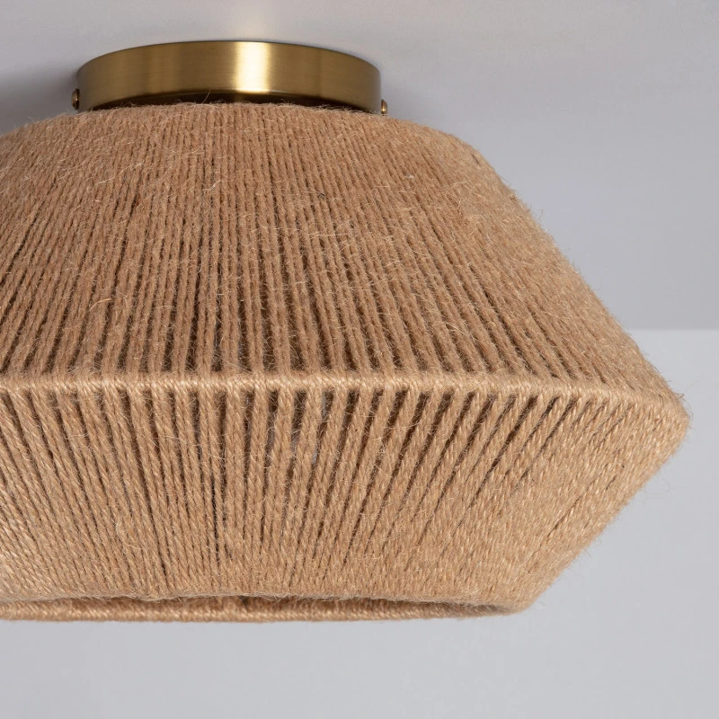 Edit Moksha Flush Ceiling Light - Natural 3 Edit Moksha Flush Ceiling Light - Natural - Image 3