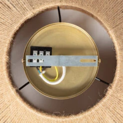 Edit Moksha Flush Ceiling Light - Natural 11 Edit Moksha Flush Ceiling Light - Natural -Home Lighting Store E3231 005