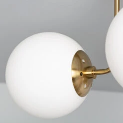 Edit Amatler Flush Ceiling Light - Gold -Home Lighting Store E3238 08