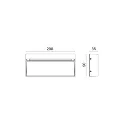 Edit Columbia Surface Daylight LED Outdoor Brick Light - Black -Home Lighting Store E3488 006