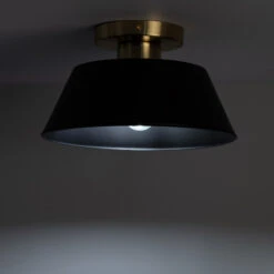 Edit Bloda Semi Flush Ceiling Light - Black -Home Lighting Store E4009 004