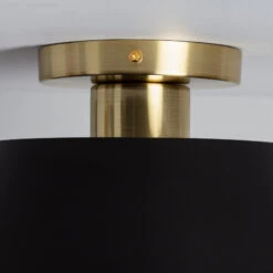 Edit Bloda Semi Flush Ceiling Light - Black -Home Lighting Store E4009 006