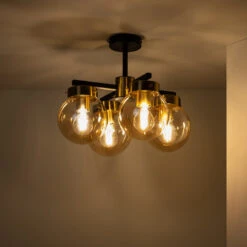 Edit Cawu 4 Arm Semi Flush Ceiling Light -Home Lighting Store E4013 04